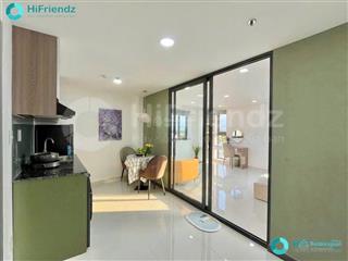 Studio 1 phòng ngủ tách bếp full nội thất gần emart phan huy ích