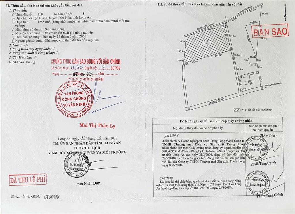 Nhà xưởng long an chính chủ