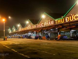 Bán rẻ lô đất 100% thổ cư 123m2, gần sát chợ đầu mối thủ đức, đường nhựa lớn 12m thông thẳng ql13