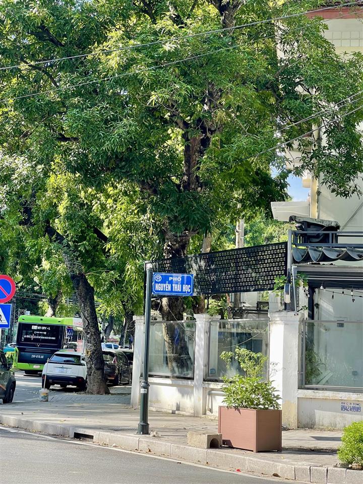 Bán đất lô góc phố vip nguyễn thái họckdxây ks, ccmn288m2mặt tiền khủng 7mgiá chỉ 45 tỉ