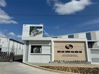 Kho xưởng mới 100% tại ccn diên phú, chỉ 63.000đ/m2/tháng. diện tích từ 1.200m2