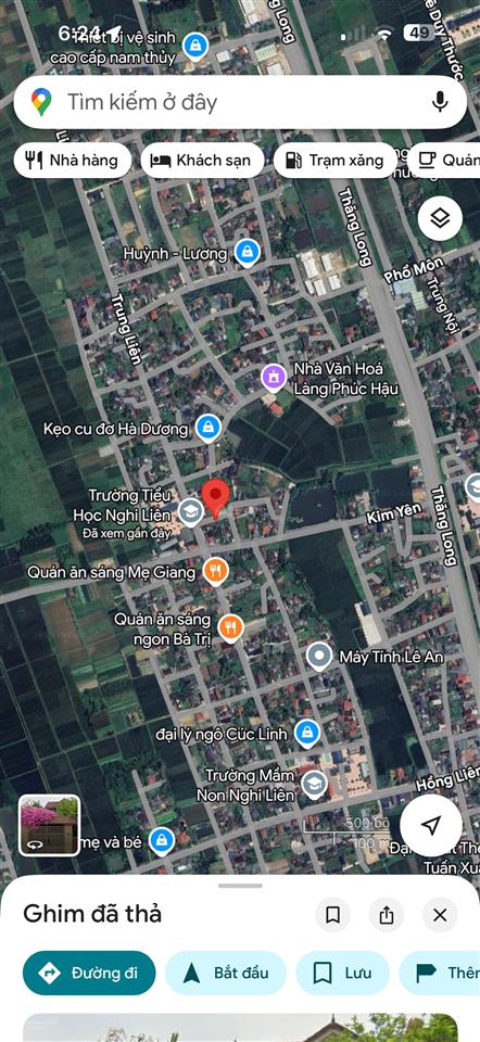 Chính chủ bán lô đất đẹp nghi liên 73,8m2, gần trường tiểu học nghi liên 10m