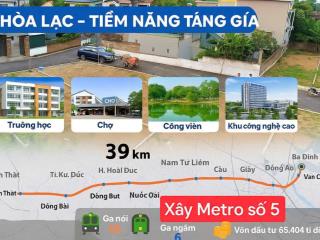 Rẻ nhất thị trường dt 157,4m2 vị trí cổng chính đhqg ,cách đại lộ thăng long 650m,giá 22,2tr/m2