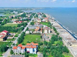 Bán đất siêu hot mằm giữa 2 bãi tắm, giá 3,2 tỷ, 92,8m2 quất lâm, giao thủy, nam định