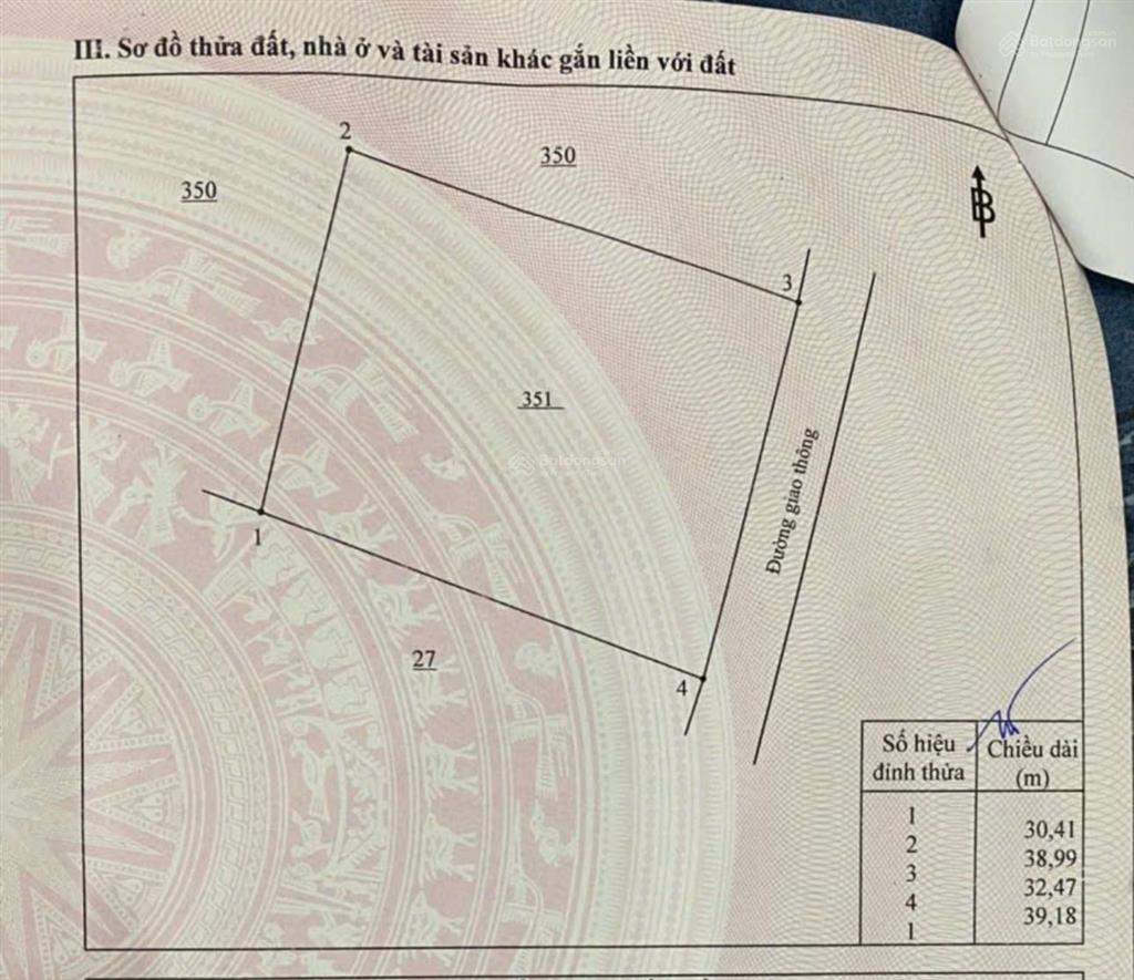 Bán lô đất 1.225m2 ngay sát tp long khánh, 2 mặt tiền đường.