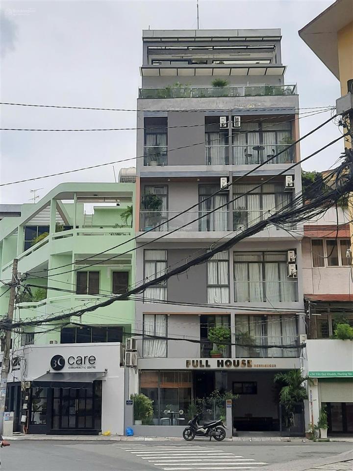 Bán tòa nhà mặt tiền nguyễn cửu vân, phường 17, bình thạnh, h, 6 lầu, st, 110m2, giá bán 40 tỷ tl