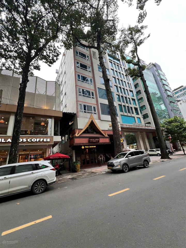 Bán khách sạn góc 2 mặt tiền bùi thị xuân, bến thành, quận 1, dt 180m2, h, 10l, hdt 22k, 225 tỷ