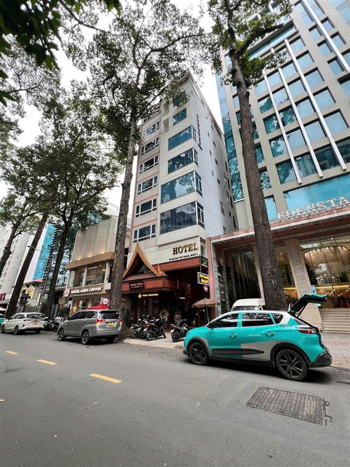 Bán khách sạn góc 2 mặt tiền bùi thị xuân, bến thành, quận 1, dt 180m2, h, 10l, hdt 22k, 225 tỷ