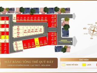 Bán đất hòa bình view hồ đá bạc chỉ từ 500tr/ lô  bao phí sang sổ