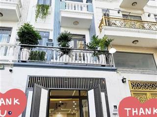Siêu phẩm gần emart gò vấp4 tầng mới cứnghẻm 5m chuẩn xe hơi thông kinh doanh52m2nhỉnh 7t