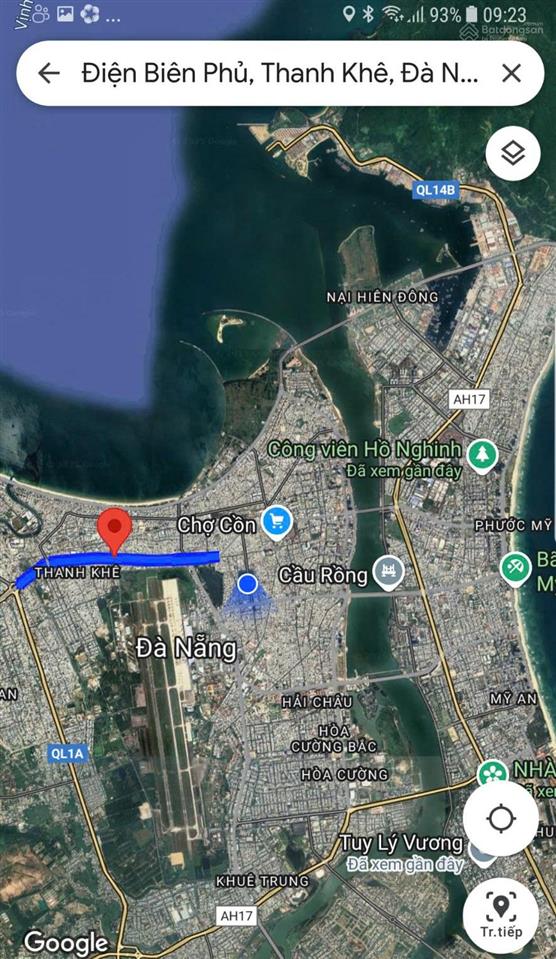 Giảm 3 tỷ! bán đất 180m2 44,75 tỷ mt điện biên phủ q. thanh khê
