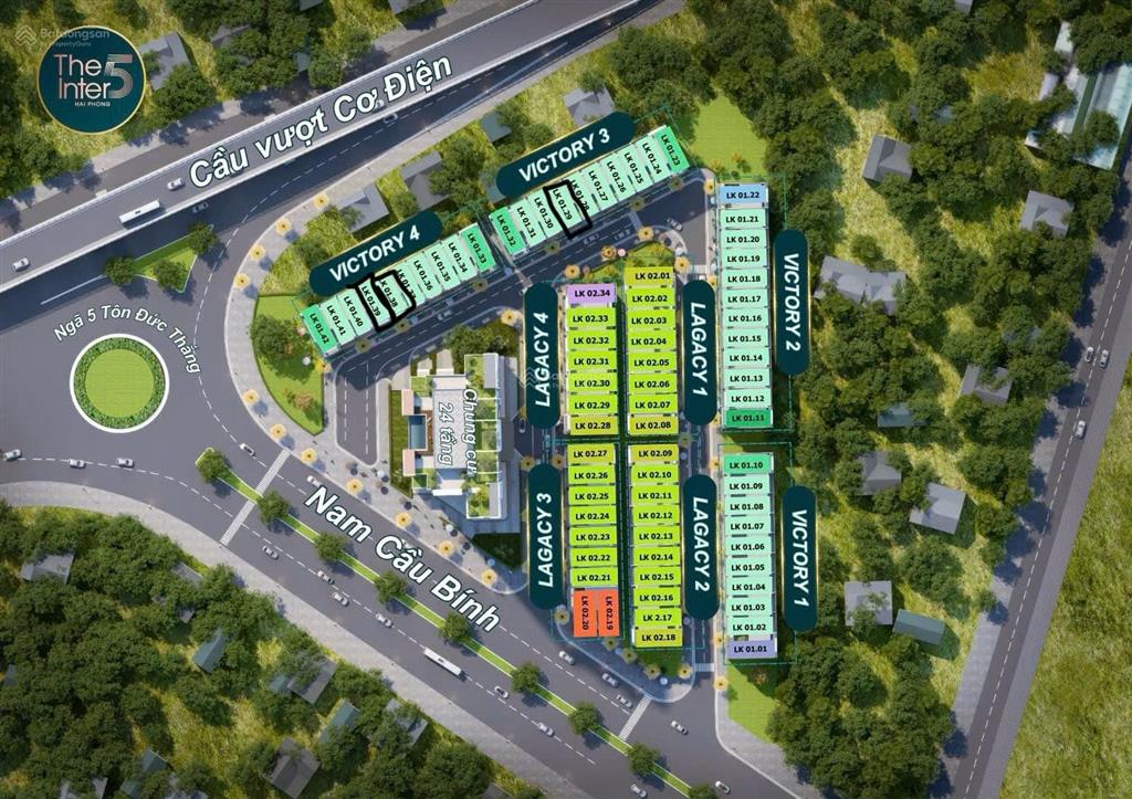 Shophouse liền kề 187 tôn đức thắng  hải phòng