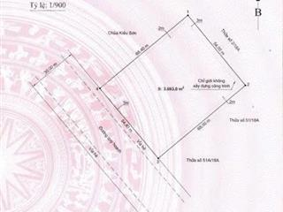 Bán đất trung tâm thành phố hải phòng  mặt tiền 54m  phù hợp xây chung cư  sổ vuông. chỉ 50tr/m2