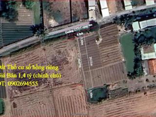 Bán đất chính chủ 194m2 thổ cư sổ hồng riêng gần khu công nghiệp cầu tràm