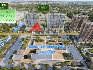 Quỹ căn lumiere midtown đợt đầu  đa dạng căn  full chiết khấu