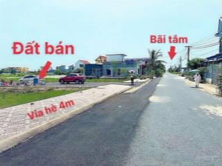Chính chủ e cần bán lô đất diện tích 100m2 mặt tiền 5m trục chính lên biển đường rộng 10m