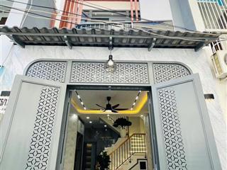 Bán nhà mới đẹp gò vấp hẻm xe hơi full nội thất phòng ngủ tầng trệt chỉ 5 tỷ nhỉnh
