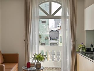 Chính chủ cho thuê căn hộ 1pn ban công/cửa sổ full nội thất 35m2 ngay trần hưng đạo quận 1