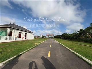Bán đất nền 100m2 tại giao phongquất lâm. 1,65 tỷ, mặt tiền 6m