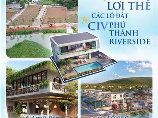 Phú thành riverside lô duy nhất 180m², mặt tiền 7,5m