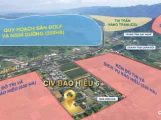 Bảo hiệu 6 yên thuỷ, hoà bình, giá chỉ từ 4xx triệu/lô