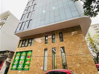 Bán toà văn phòng nguyễn xiển  lô góc  120m2  8 tầng  vỉa hè ô tô tránh