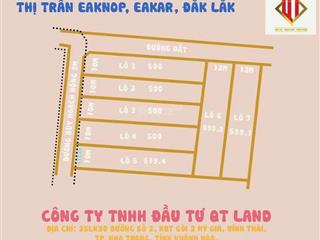 Bán đất đắk lắk đã phân sẵn 7 lô 2 mặt tiền