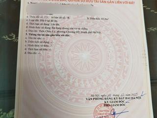 Bán đất phường chương mỹ chỉ 2,9 tỷ có ngay lô 65,9m full thổ cư ngay bệnh viện chúc sơn