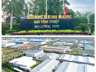 250tr/440m2, mặt tiền 10m, sẵn 100m2 thổ, cạnh kcn becamex 4600ha