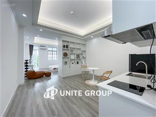 Cho thuê căn hộ 1pn lớn full nt, ban công, kế nhà thờ tân định lê văn tám, hồ con rùa, đh kiến trúc