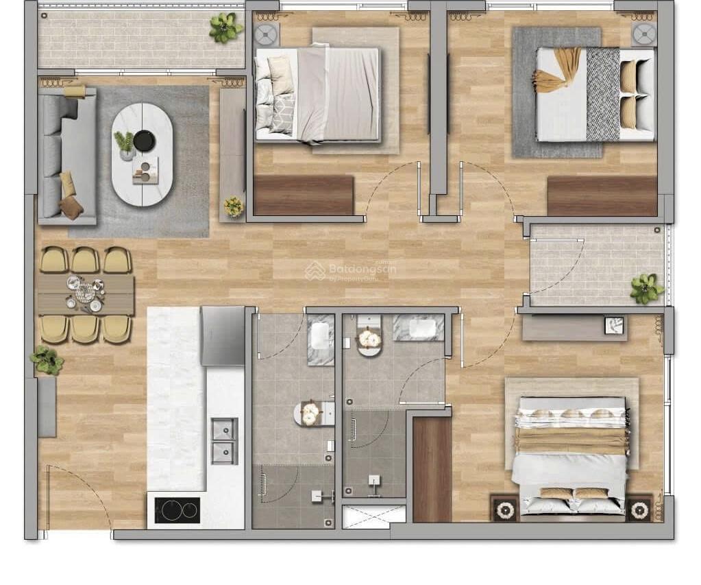 Bán gấp căn hộ 3pn imperia sola park, 75,5m2, 5.550 tỷ view đẹp.  0353 926 ***