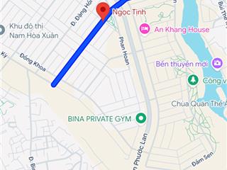 Bán đất mặt tiền ven sông khu đầm sen hoà xuân