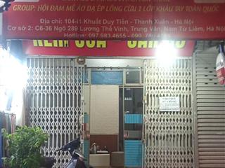Cho thuê cửa hàng mặt đường thanh xuân  hà nội