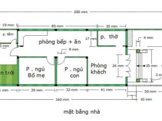 Nhà mặt tiền đường bê tông 7m, trung tâm, gần trường học, chợ, ủy ban, y tế