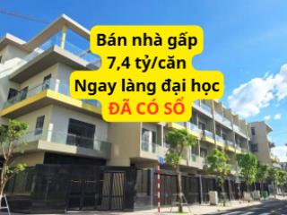 Bán gấp nhà phố ngay làng đại học (sổ sẵn)  1 trệt 3 lầu  2,3 tỷ nhận nhà ở ngay
