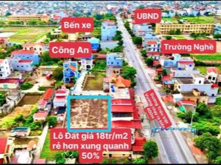 17 tr/m2, đất ngay đường triệu việt vương  quất lâm  nam định