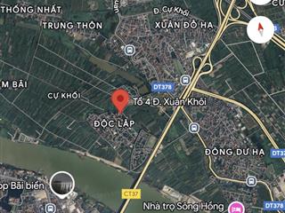 Bán đất tại độc lập cự khối long biên, 23,8 tỷ, 231.6m2, sổ đỏ đầy đủ