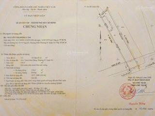 Bán đất nền 18 tỷ ở đường thích bửu đăng, phường 1, gò vấp