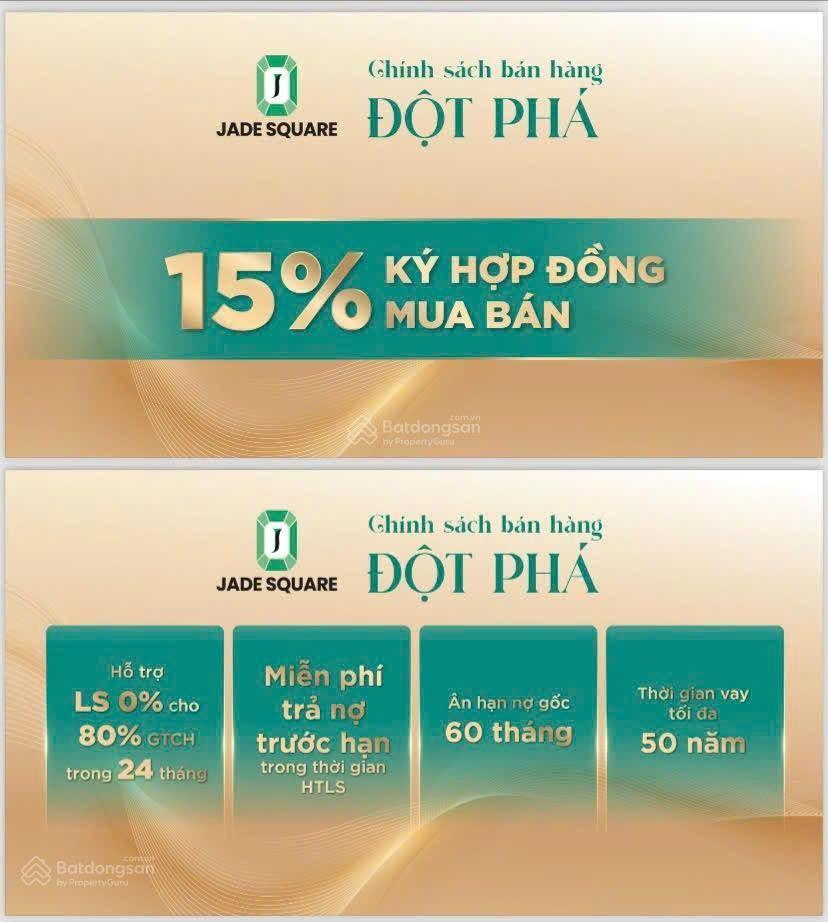 Duy nhất 1 căn 2pn tại jade square phạm văn đồng giá tốt nhất hôm nay, chỉ còn 1 căn 72m² loại 2pn