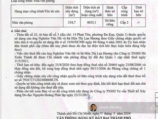 Bán tòa nhà vp 14 phan tôn, phường đakao, quận 1, tp. hồ chí minh.  huỳnh phương 0942 888 ***