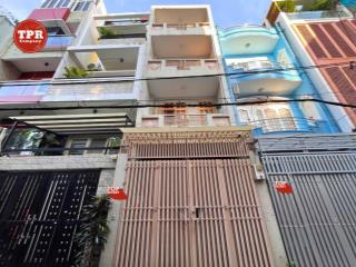 Nhà đẹp vuông vức nơ trang long, oto vào nhà, 4 tầng 4x17,5. sát bệnh viện gia định p13, bình thạnh