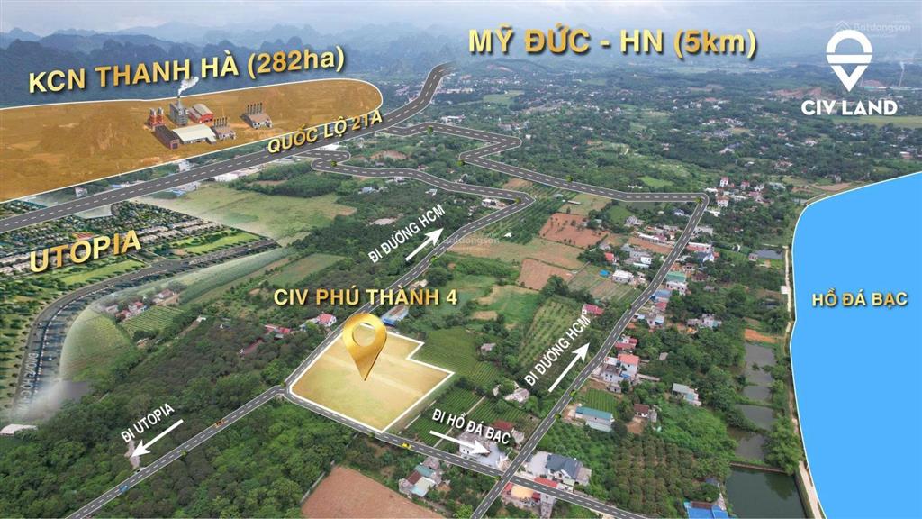 Chính chủ bán đất gần an phú  mỹ đức  hà nội 2 mặt tiền 75m2  giá 500tr