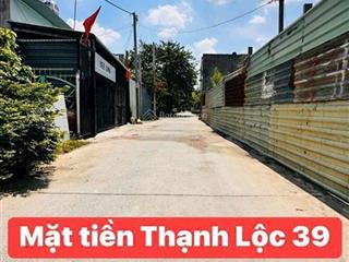 Bán đất mặt tiền tx 39. tổng 234m2. thổ cư 59.5m2