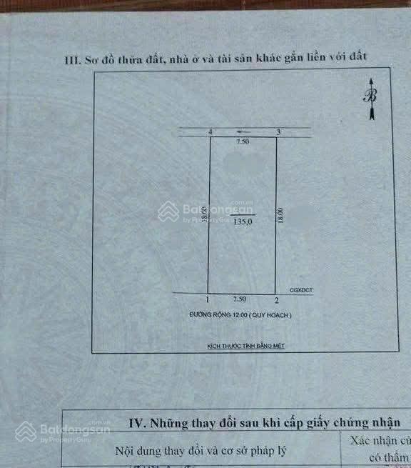 Chính chủ gửi bán lô đất phân lô biệt thự khu 9ha khối 9 quán bàu 135m2đường 12mgiá đầu tư