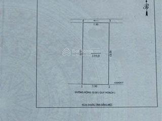 Chính chủ gửi bán lô đất phân lô biệt thự khu 9ha khối 9 quán bàu 135m2đường 12mgiá đầu tư