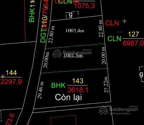 Bán đất tại bưng riềng, xuyên mộc, bà rịa vũng tàu, 2,6 tỷ, 1000m2 bao đẹp hot