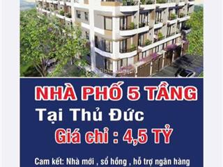 Bán nhà riêng 4pn, 3wc tại ngô chí quốc, tam bình, thủ đức, 4,5 tỷ, 56m2