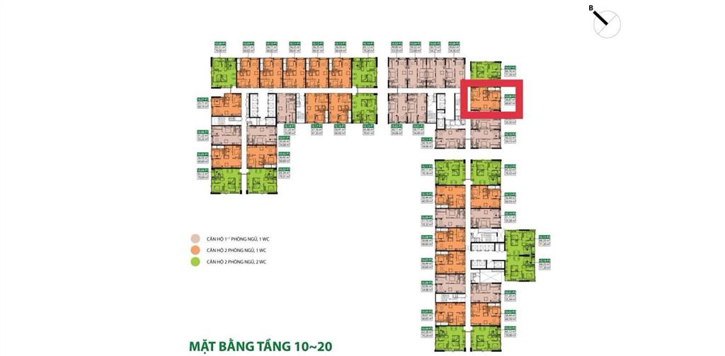 Chuyển nhượng giá tốt căn 2pn1wc tại picity sky park giá chỉ 2.8 tỷ full thuế phí