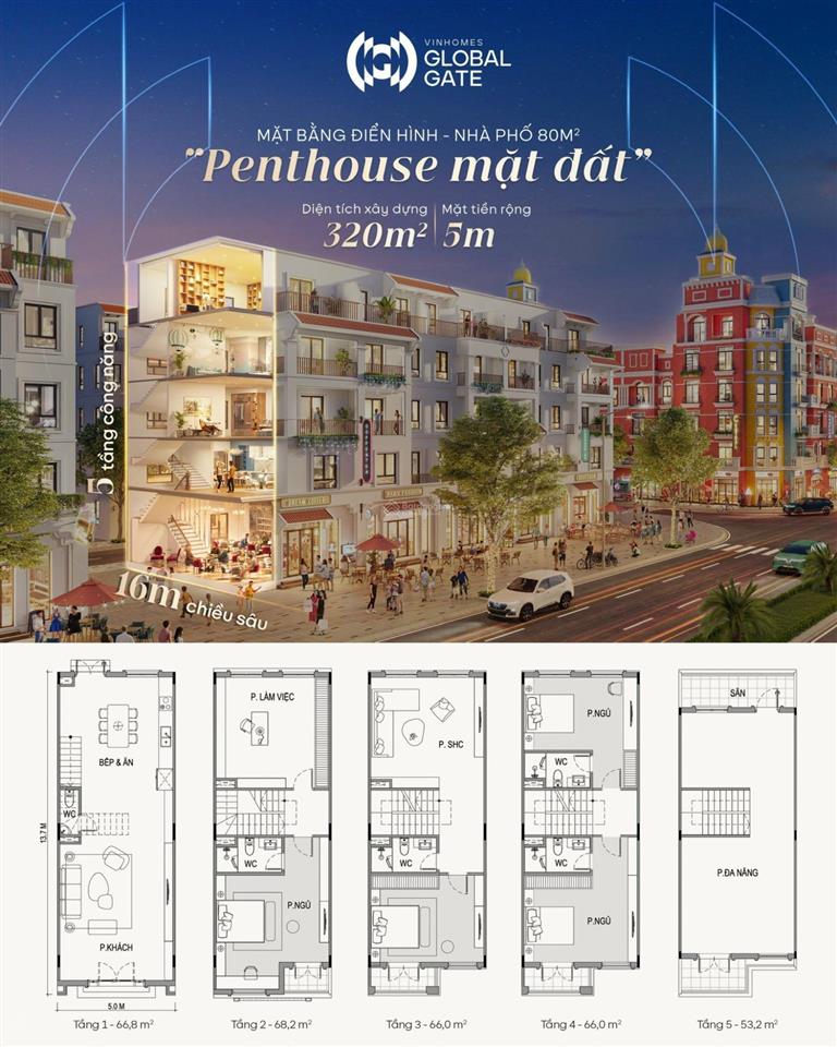 Chính chủ nhờ bán lại căn shophouse nhà phố sở hữu lâu dài, 97.5m2, khu viễn đông  vinhomes cổ loa