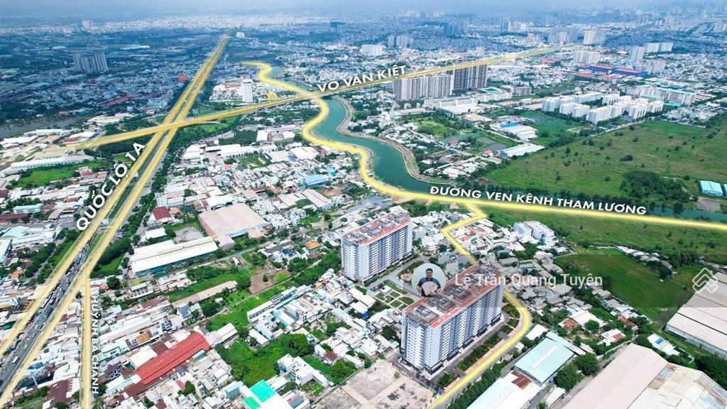 Cho thuê cc conic boulevard, 6,5 triệu, 85m2, 2pn, 2wc, view đẹp đi về tt tphcm chỉ 20 phút